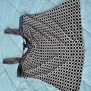 White House Black Market polka dot cami
